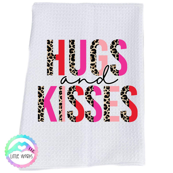 Hugs & Kisses Dish Towel