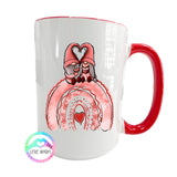 Gnome Valentine Rainbow Mug