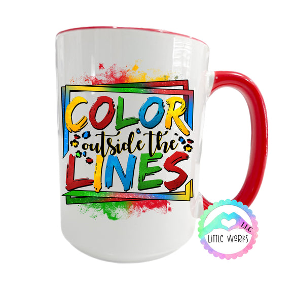 Color Outside the Lines Mug