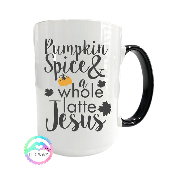 Pumpkin Spice & Jesus Mug