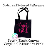 Trick or Treat Tote