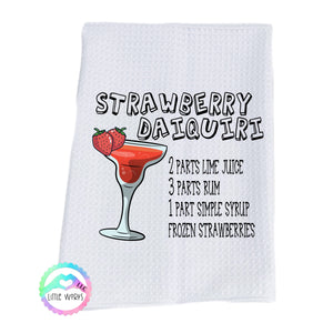 Strawberry Daiquiri Dish Towel
