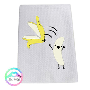 Peeling Banana Dish Towel