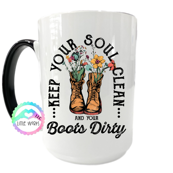 Boots Dirty Mug