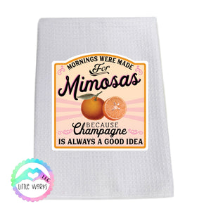 Mimosa Dish Towel